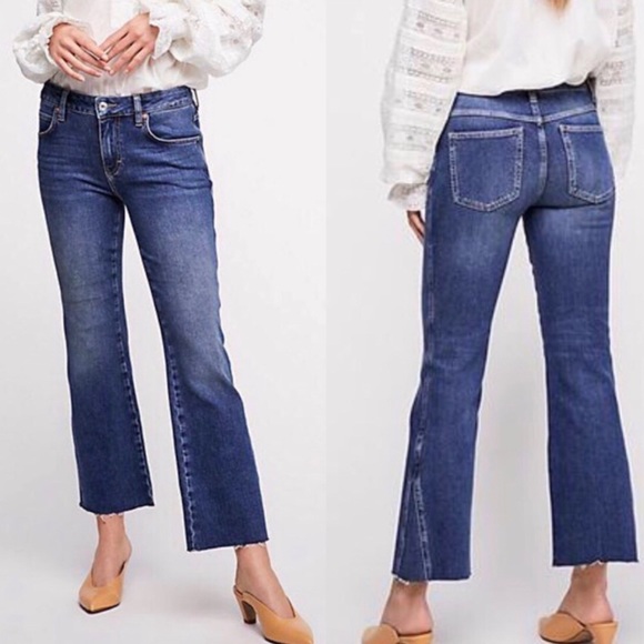 Free People Jean Crop flare Size 24R - Picture 1 of 7